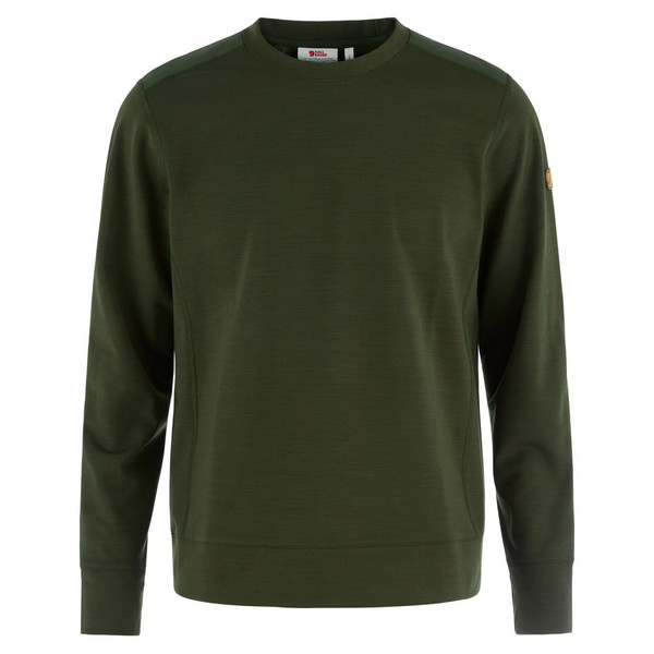 KEB FLEECE CREW NECK M Herren - Fleecepullover-DEEP FOREST