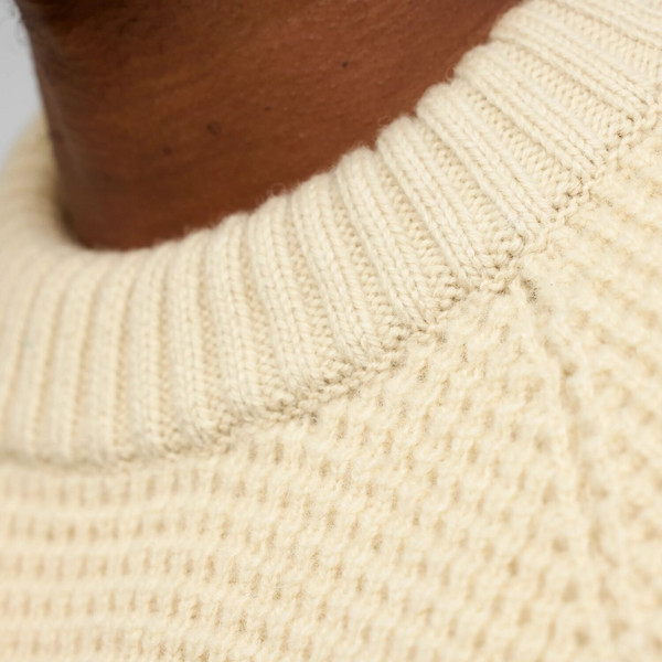 Fjällräven ÖVIK WAFFLE KNIT M Herren - Wollpullover Ansicht 7