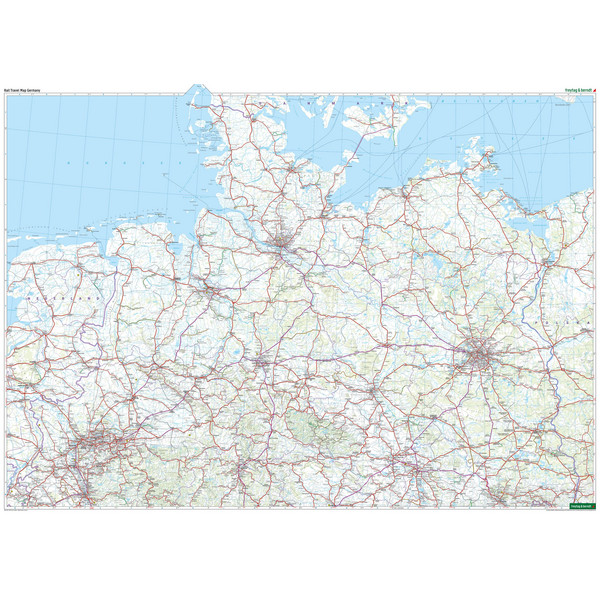 DEUTSCHLAND, RAIL TRAVEL MAP 1:500.000, FREYTAG & BERNDT - Karte Ansicht 5