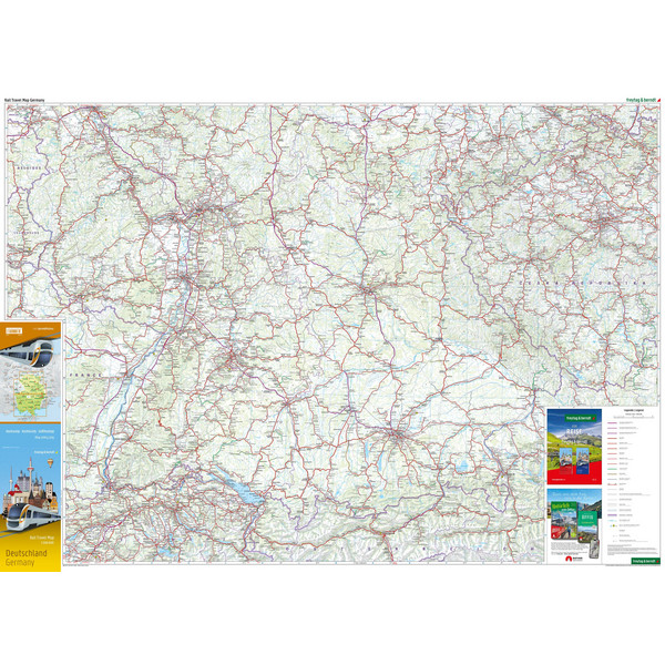 DEUTSCHLAND, RAIL TRAVEL MAP 1:500.000, FREYTAG & BERNDT - Karte Ansicht 4