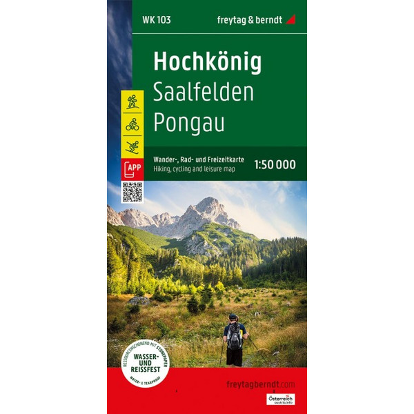 WANDER-, RAD- UND FREIZEITKARTE 1:50.000 - Wanderkarte