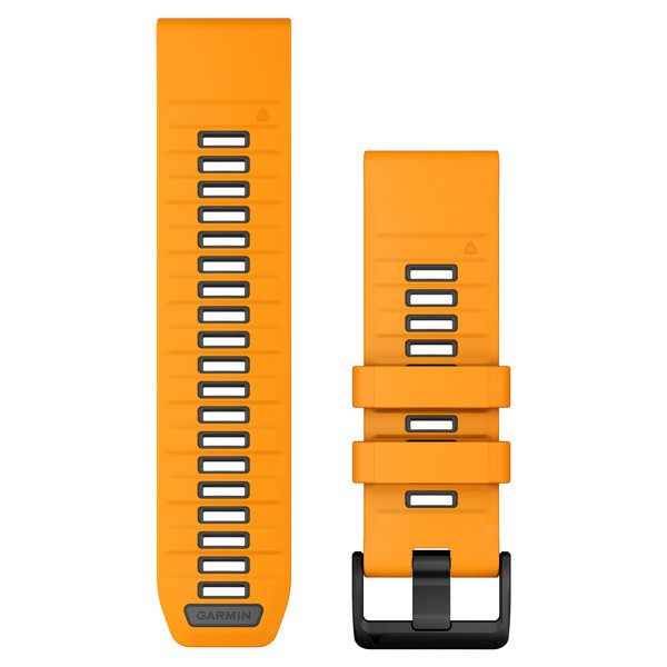 QUICKFIT-ARMBAND SILIKON - Uhrenzubehör-SPARK ORANGE/GRAPHITE