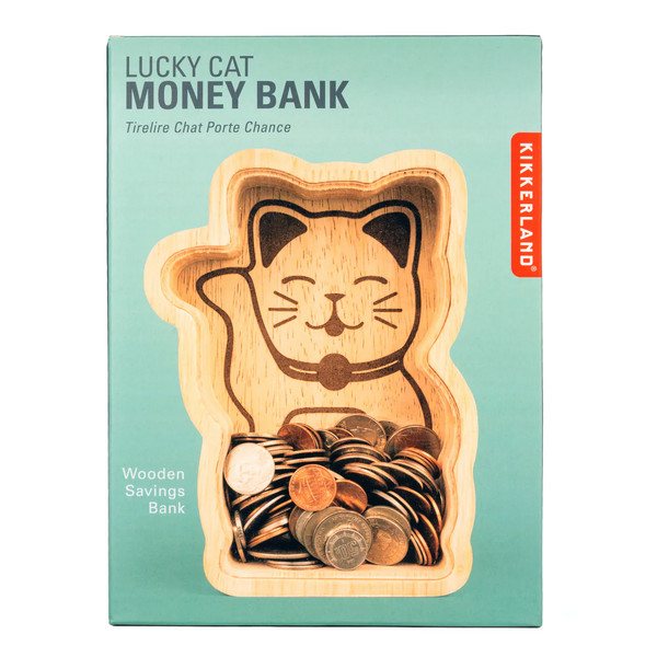 Kikkerland LUCKY CAT MONEY BANK Ansicht 4