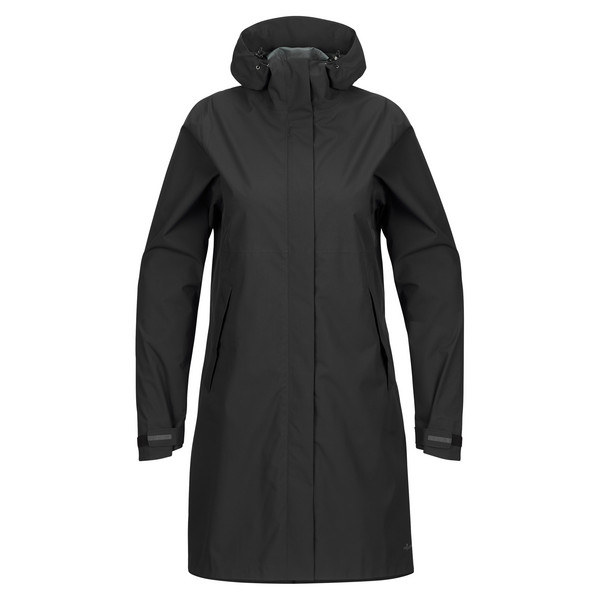 RANELVA COAT Damen - Regenmantel-CAVIAR