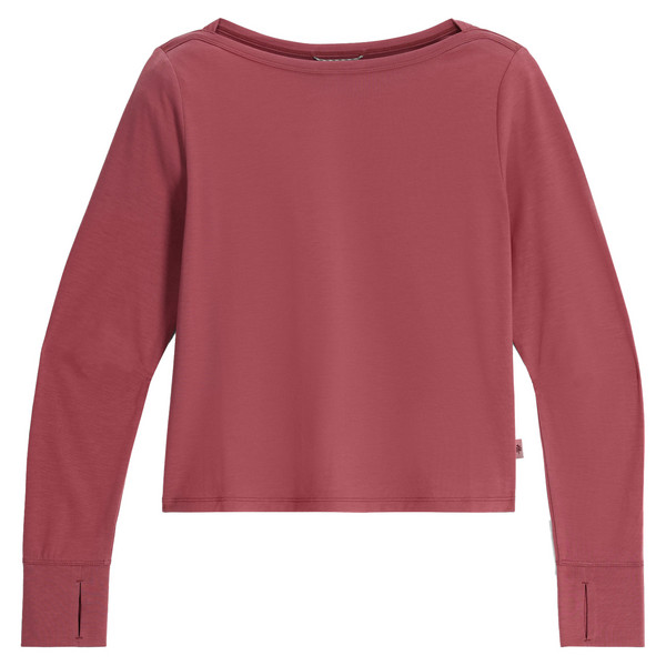 W MADERA L/S Damen - Langarmshirt-WILD RHUBARB
