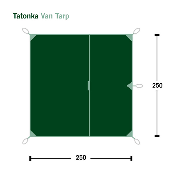 Tatonka VAN TARP - Tarp Ansicht 2