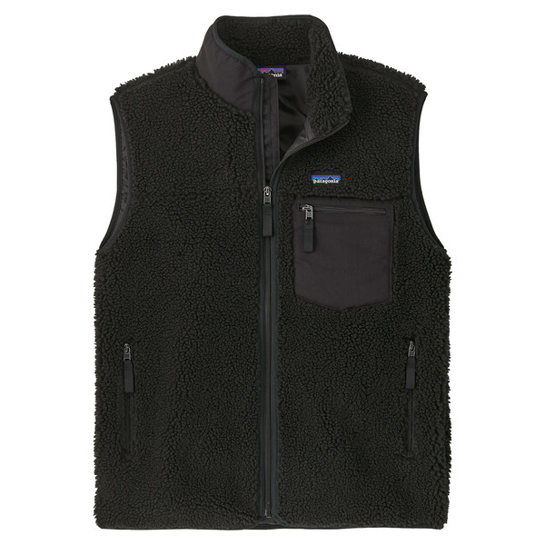 M'S CLASSIC RETRO-X VEST Herren - Fleeceweste-BLACK W/BLACK
