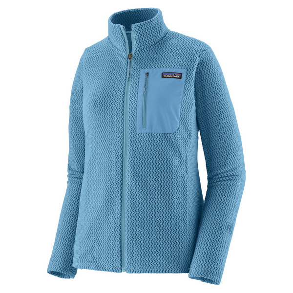 W'S R1 AIR JACKET Damen - Fleecejacke-SHORE BLUE