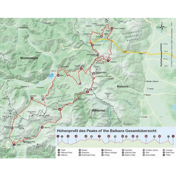 PEAKS OF THE BALKANS - Wanderführer Ansicht 2