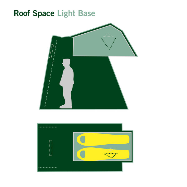 Roof Space LIGHT BASE VORZELT RS 2 - Busvorzelt Ansicht 2
