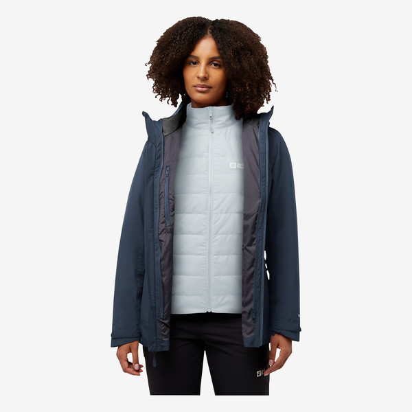 Jack Wolfskin HUNBERG 3IN1 JKT W Damen - Doppeljacke Ansicht 15