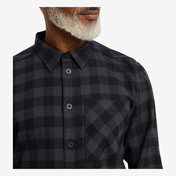 Jack Wolfskin LITE FLANNEL SHIRT M Herren - Flanellhemd Ansicht 8