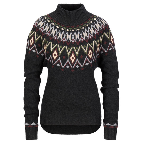 INDU MOCK NECK Damen - Strickpullover