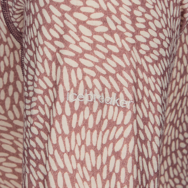 Icebreaker W MERINO 200 OASIS LS CREWE FLOCK FORMS AOP Damen - Langarmshirt Ansicht 3