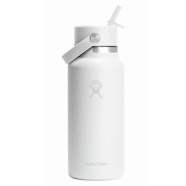 WIDE FLEX STRAW 946ML TONAL - Trinkflasche-WHITE