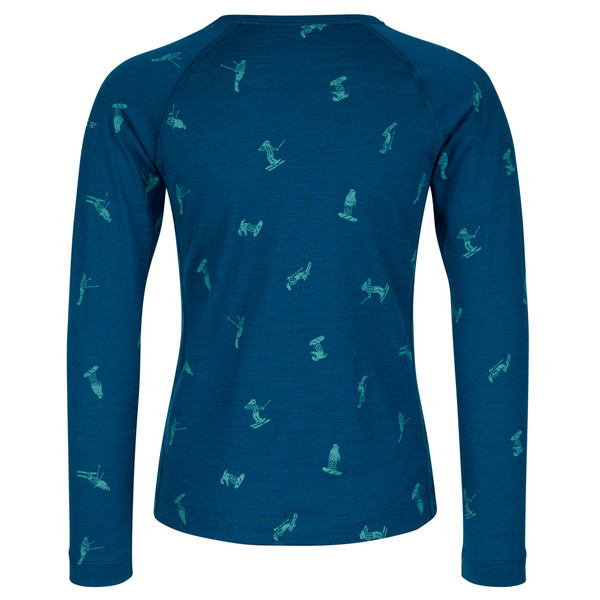 Icebreaker K MERINO 200 OASIS LS CREWE SNOW DAY Kinder - Langarmshirt Ansicht 2
