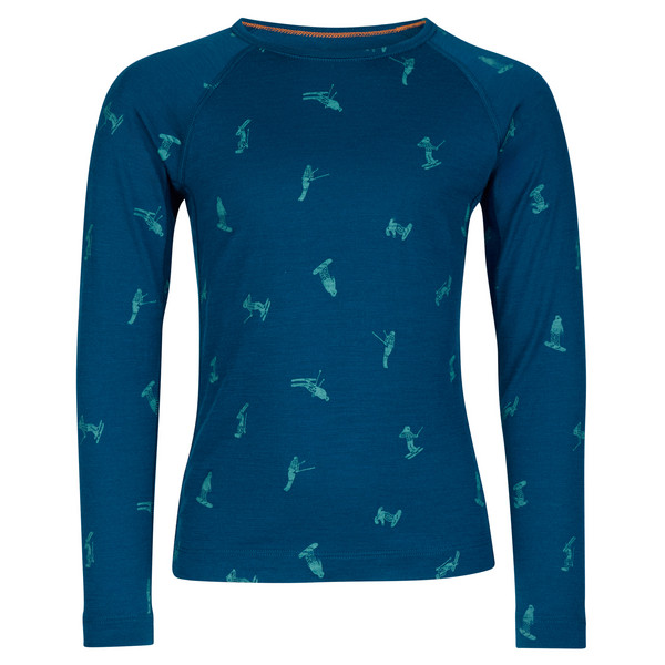Icebreaker K MERINO 200 OASIS LS CREWE SNOW DAY Kinder - Langarmshirt Ansicht 1
