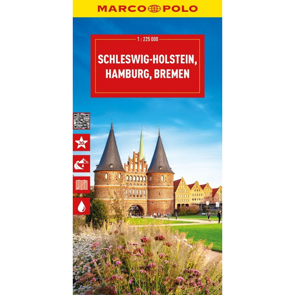 POLO REISEKARTE DEUTSCHLAND 01 SCHLESWIG-HOLSTEIN - Straßenkarte
