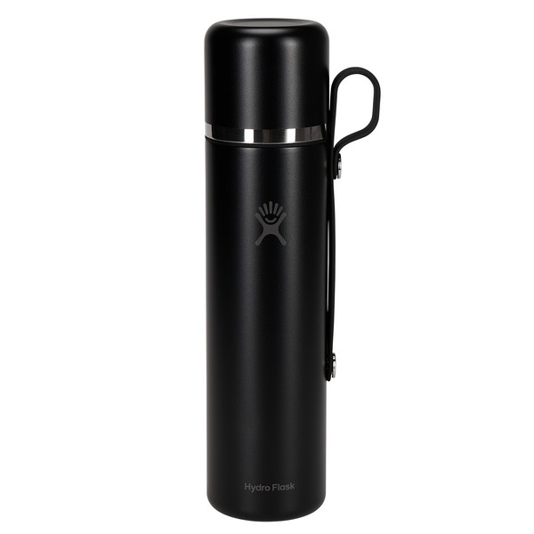 HOT FLASK AND CUP - Thermokanne-BLACK