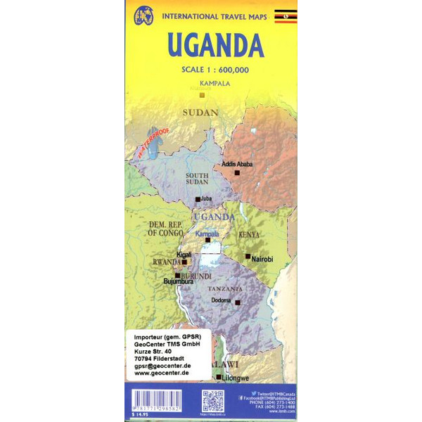UGANDA - Karte Ansicht 2