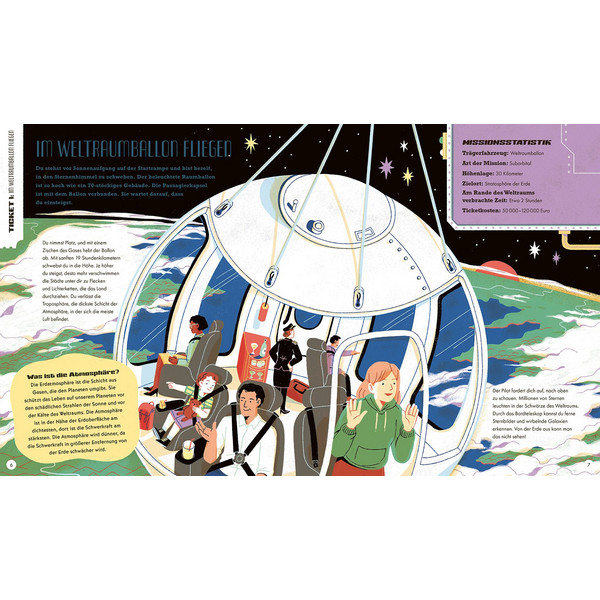 DEIN TICKET INS WELTALL - Kinderbuch Ansicht 2