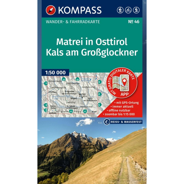 WANDERKARTE 46 MATREI IN OSTTIROL, KALS