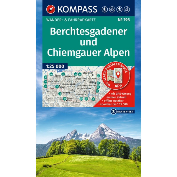 795 BERCHTESGADENER UND CHIEMGAUER ALPEN