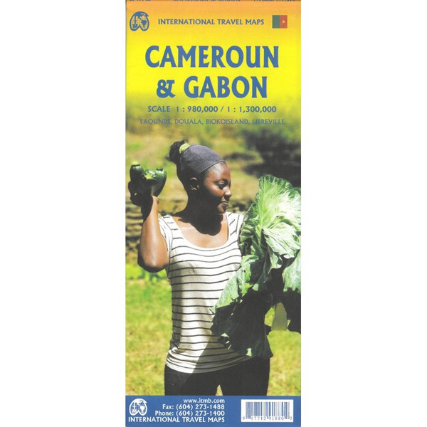 & GABON - Straßenkarte