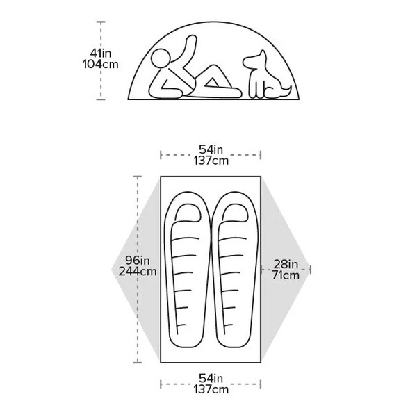 Big Agnes COPPER SPUR UL2 XL - Kuppelzelt Ansicht 10