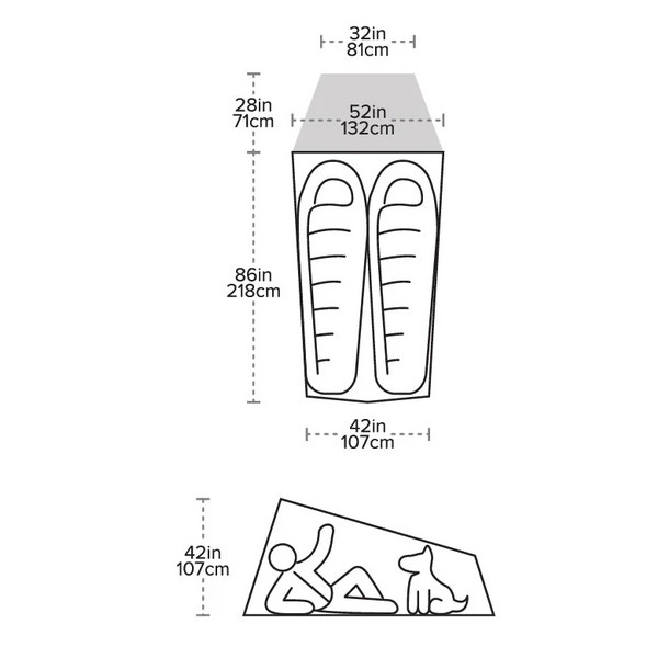 Big Agnes FLY CREEK UL2 - Kuppelzelt Ansicht 21