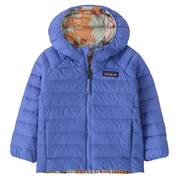 BABY REVERSIBLE DOWN SWEATER HOODY Kinder - Daunenjacke-BUNNY LIFE: FLURRY GREEN