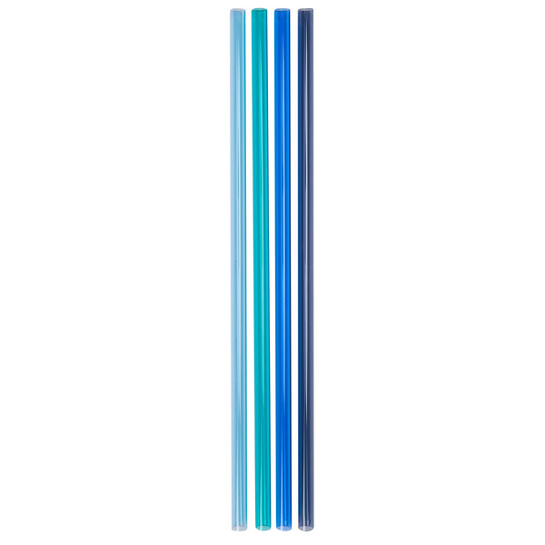 THE QUENCHER TRAVEL TUMBLER STRAWS - Ersatzteil-BLUE MULTI PACK