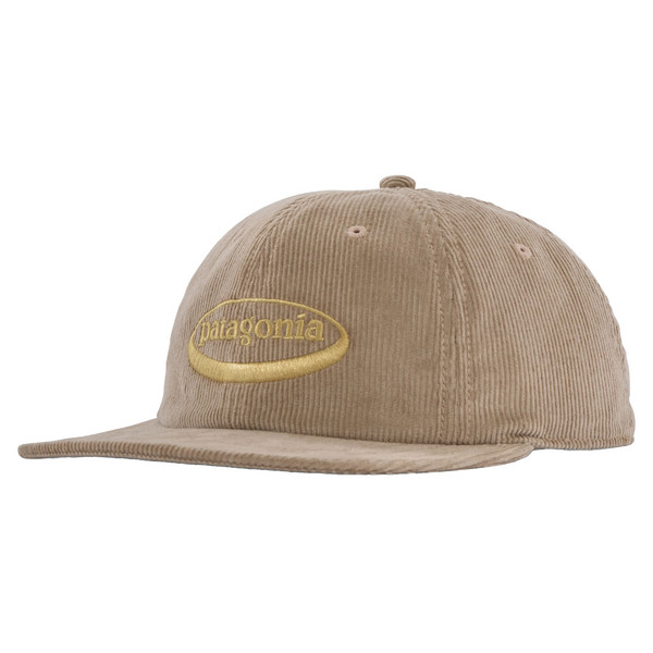 CORDUROY CAP Unisex - Cap-95 OVAL LOGO: SEABIRD GREY