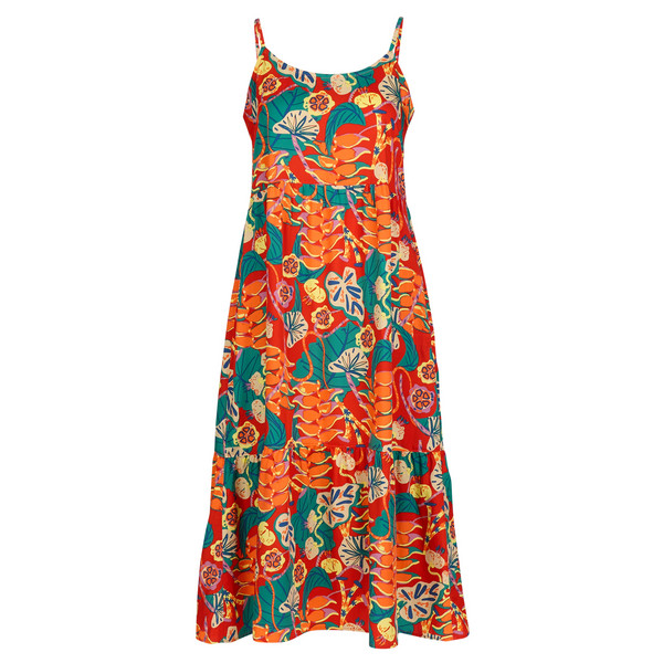W'S TIDAL THREADS DRESS Damen - Kleid-TROPICLIMB: HOT EMBER