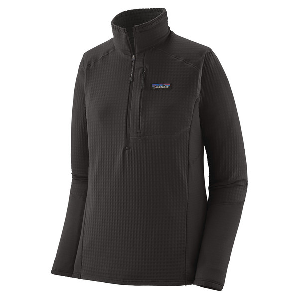 W'S R1 P/O Damen - Fleecepullover-BLACK W/BLACK