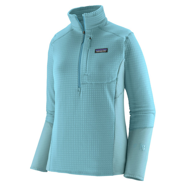 W'S R1 P/O Damen - Fleecepullover-SNOWMELT BLUE