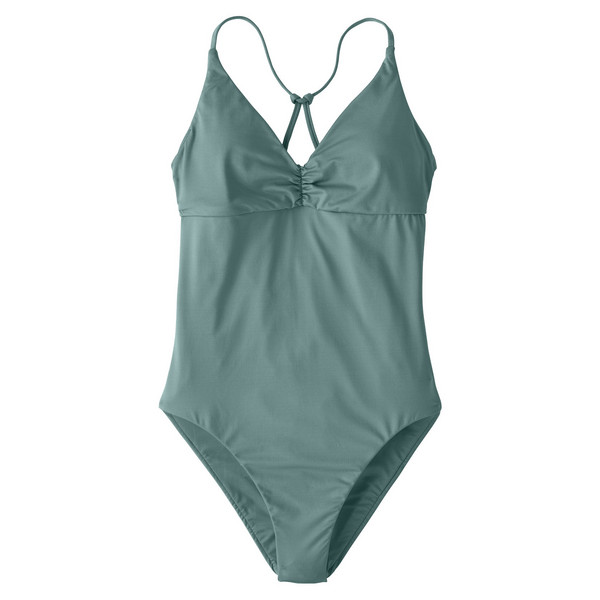 W'S CROSS SHORE 1PC SWIMSUIT Damen - Badeanzug-BLUE SAGE