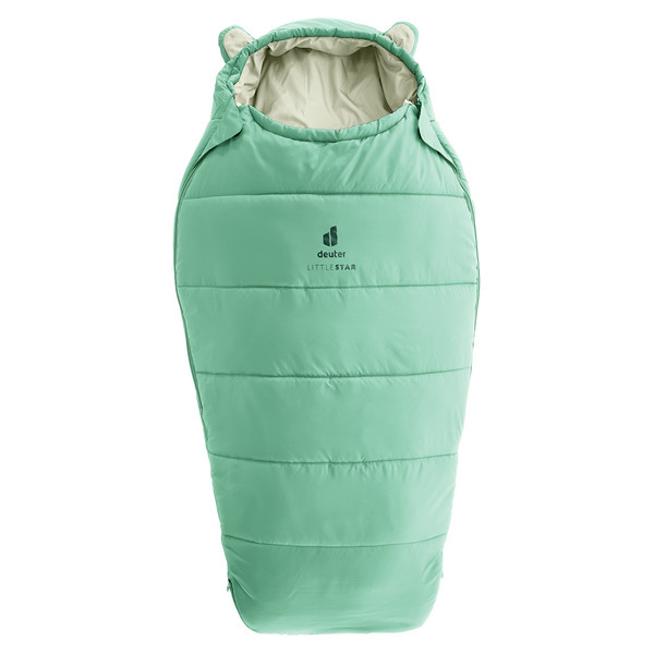 LITTLE STAR Kinder - Kunstfaserschlafsack-SPEARMINT-BONE