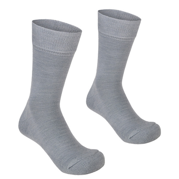 DAILY MERINO MEDIUM SOCK 2PK KID Kinder - Freizeitsocken-GREY MELANGE