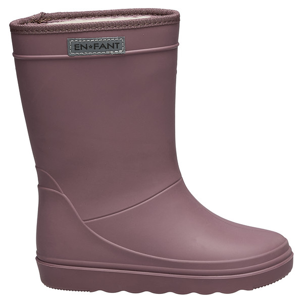 THERMO BOOTS SOLID Kinder - Gummistiefel-ROSE TAUPE