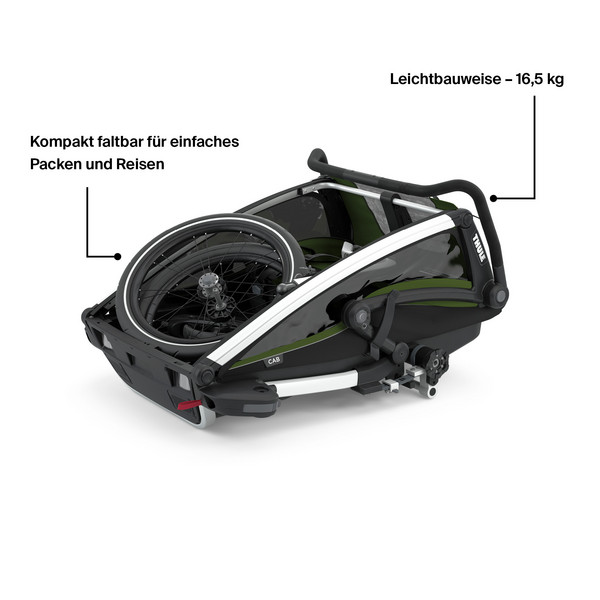 Thule CHARIOT CAB DARK SLATE - Fahrradanhänger Ansicht 17