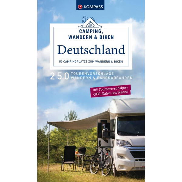 WANDERN & BIKEN DEUTSCHLAND - 50 CAMPINGPLÄTZE - Reiseführer Ansicht 1