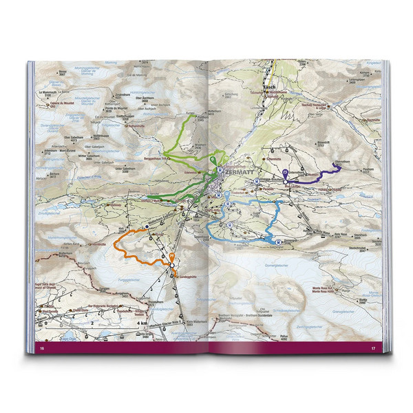 KOMPASS NÄCHSTER HALT ALPEN - MIT DER BAHN ZUM WANDERN - Wanderführer Ansicht 2