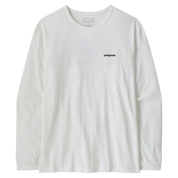 W'S L/S P-6 LOGO RESPONSIBILI-TEE Damen - Langarmshirt-FIBER WHITE