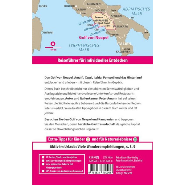 REISE KNOW-HOW REISEFÜHRER GOLF VON NEAPEL, AMALFIKÜSTE Ansicht 2