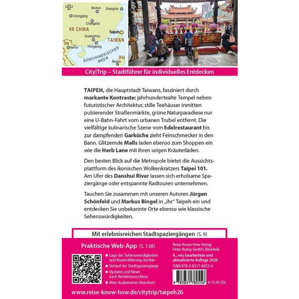 REISE KNOW-HOW CITYTRIP TAIPEH - Reiseführer Ansicht 2
