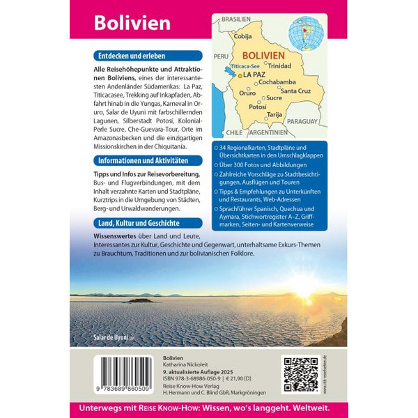 REISE KNOW-HOW REISEFÜHRER BOLIVIEN Ansicht 2
