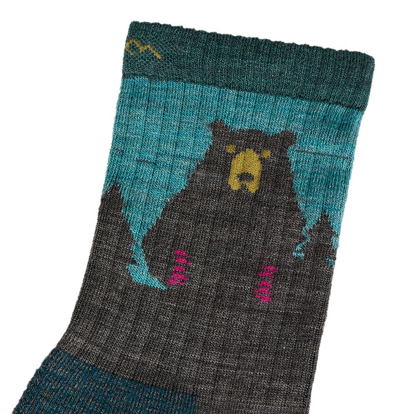 Darn Tough BEAR TOWN MICRO CREW LIGHTWEIGHT WITH CUSHION Damen - Wandersocken Ansicht 3