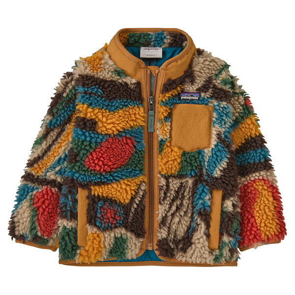 BABY RETRO-X JACKET Kinder - Fleecejacke-LET'S CHAT MORE: DEN BROWN