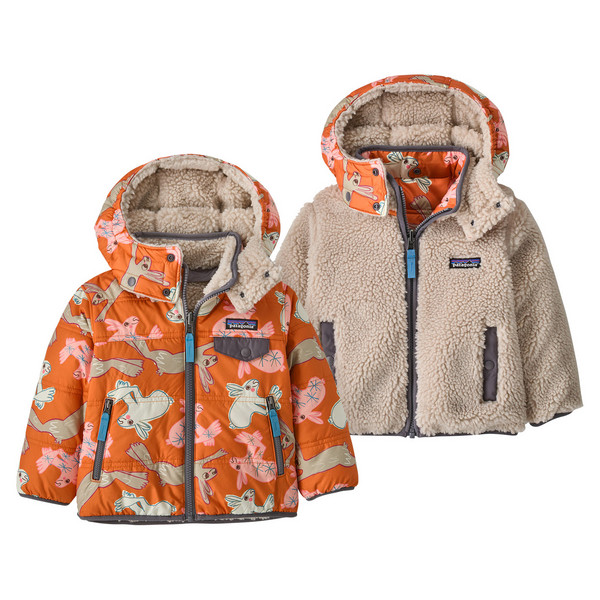 BABY REVERSIBLE TRIBBLES HOODY Kinder - Isolationsjacke-BUNNY LIFE: MARIGOLD